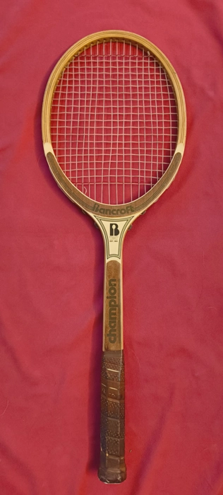 Racchetta da Tennis in legno Bancroft modello Champion