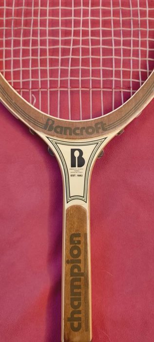 Racchetta da Tennis in legno Bancroft modello Champion