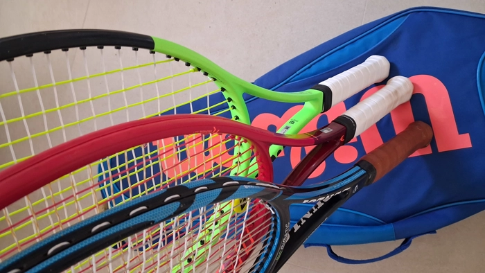 vendo racchette e borsa